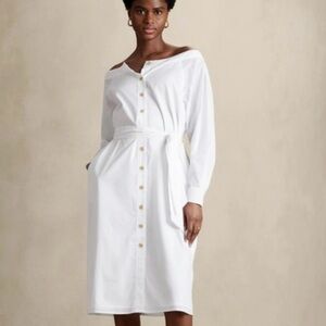 Nwot. Banana republic off the shoulder dress